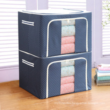 Foldable Storage Basket with Handle for Entryway, Storage Box for Desk Organization